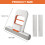 Mini Mop with -Squeeze Sponge for Kitchen-1 replacement head 4