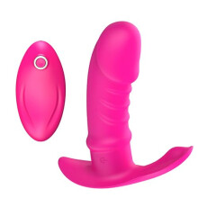 Bullet Vibrator for Women 10 Modes Silicone Waterproof USB Rechargeable Mini Massage Rod Red