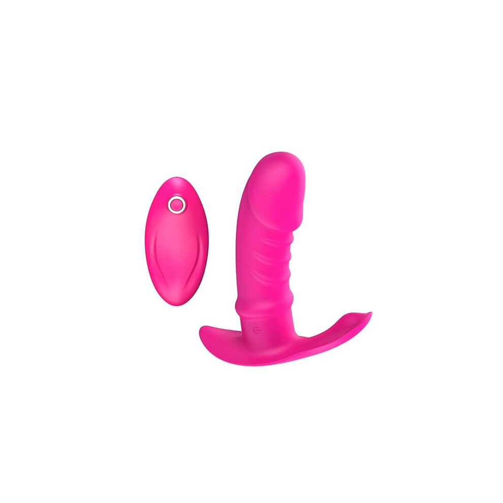 Massager with 10 Speed Modes, USB Rechargeable Waterproof Mini Handheld Electric Massager (Red)