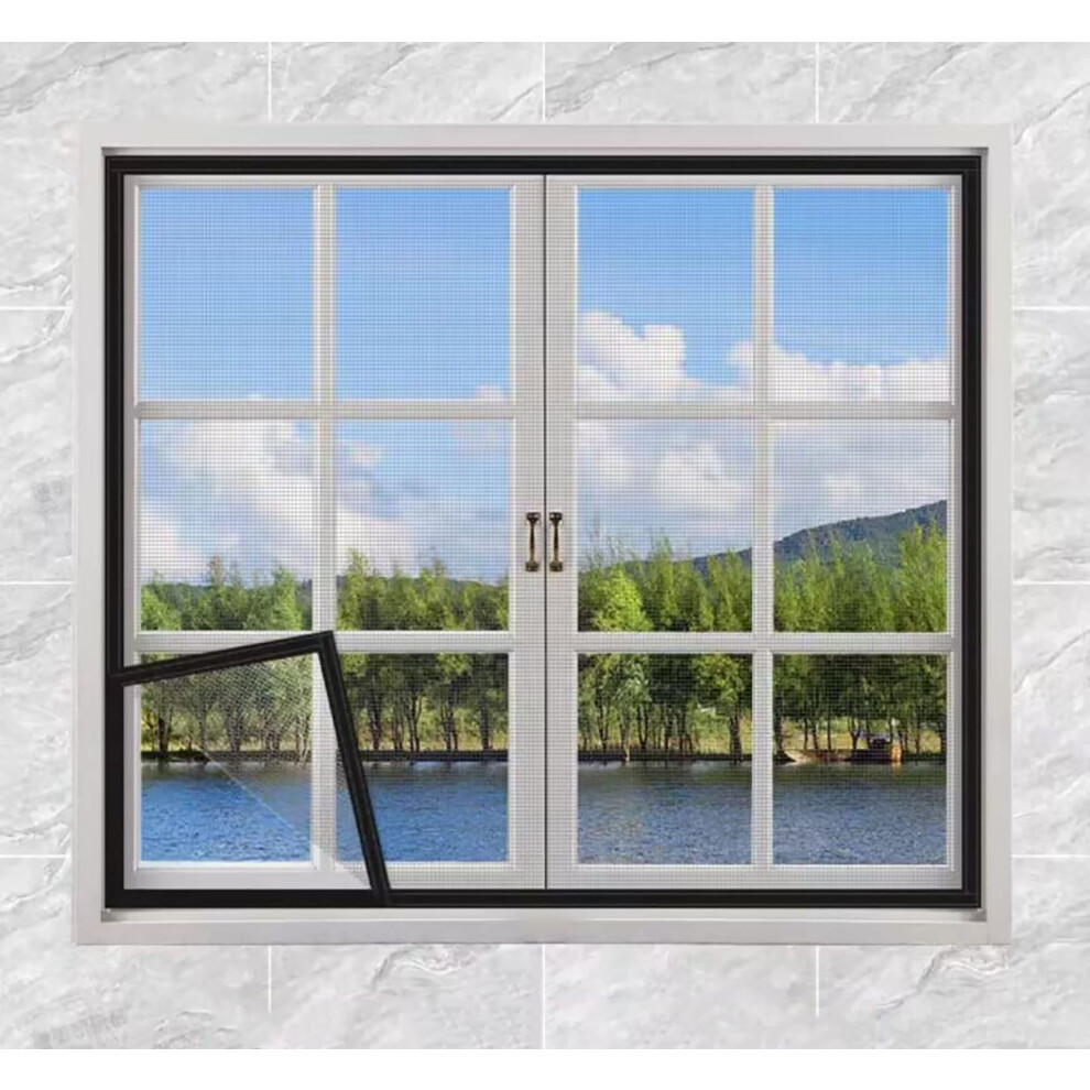 75 X 115 Cm, Insect Net, Fly Screen For Windows And Doors, Window Net For Cats, Keeps Flies, Mosquitoes, Bugs And Out 9365049728492