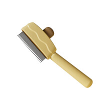 Brosse de démêlage pour chats, outil de toilettage, de-Jaune