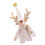 Tissu de polyester de décoration de Noël de couverture de-Cerf 1