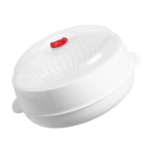 Professional Microwave Steam Box With Wide Grip-Single layer