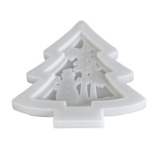 Christmas Craft Elastomer Cast Snowfigure Tree Plan Recycelbares