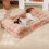 Isolation thermique de surface molle de coussin-L Couleur orange 6