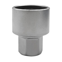 Chiave di bloccaggio in acciaio di ricambio per dado ruota, colore argentato, dimensioni 3,7x2,8 cm