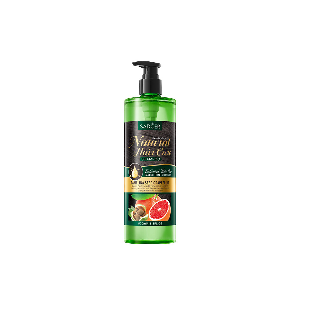 (520ml) Anti-Dandruff Shampoo SADOER Grapefruit Smooth Nourishing Shampoo