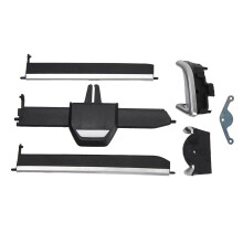 Kit di riparazione con clip a scorrimento per la griglia di ventilazione centrale anteriore dell'auto, flusso d'aria migliorato, materiale