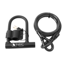 Lucchetto a U per bicicletta resistente alla perforazione, qualità premium, antifurto, cilindro di chiusura preciso, impermeabile, antipolvere,