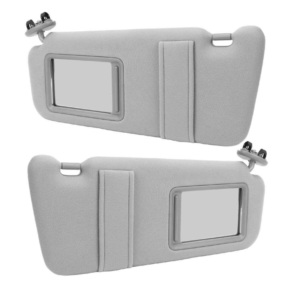 Car Sun Visor With Mirror For Camry 2007-2011 74320 06800 Gray 8431376127336