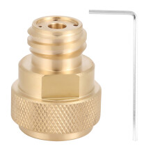 Durable Brass Adapter For Soda Machine, High-Quality Thread Adapter Ensuring Reliable Performance And Compatibility With Any Standard Paintball Tank