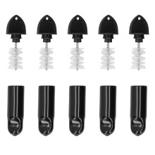 Draft Beer Tap Brush Set For Keg Faucet Cleaning, Includes Rubber Tap Caps And Faucet Cleaning Tools, Bar Accessories Cleaning Tools For Draft Beer
