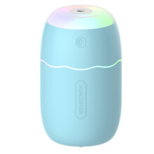 Mini párásító otthonra, hordozható USB asztali párásító ultrahangos hideg párával, automatikus kikapcsolás a biztonság érdekében, LED