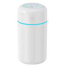 Stille ultralyd diffuser for essensiell olje, mini-luftfukter for umiddelbar fuktighetslindring, justerbare dampmoduser for personlig komfort,