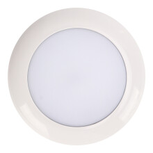 Dimmable Light LED Disk Light White Finish Indoor Use Surface Mount Energy Savings High Brightness Built To Last Adjustable Brightness Flush Mount