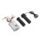 Brushed Motor Speed Controller, Battery Display Throttle Grip With Locking Aluminum Alloy Shell Heat Dissipation Durable Construction Easy 8