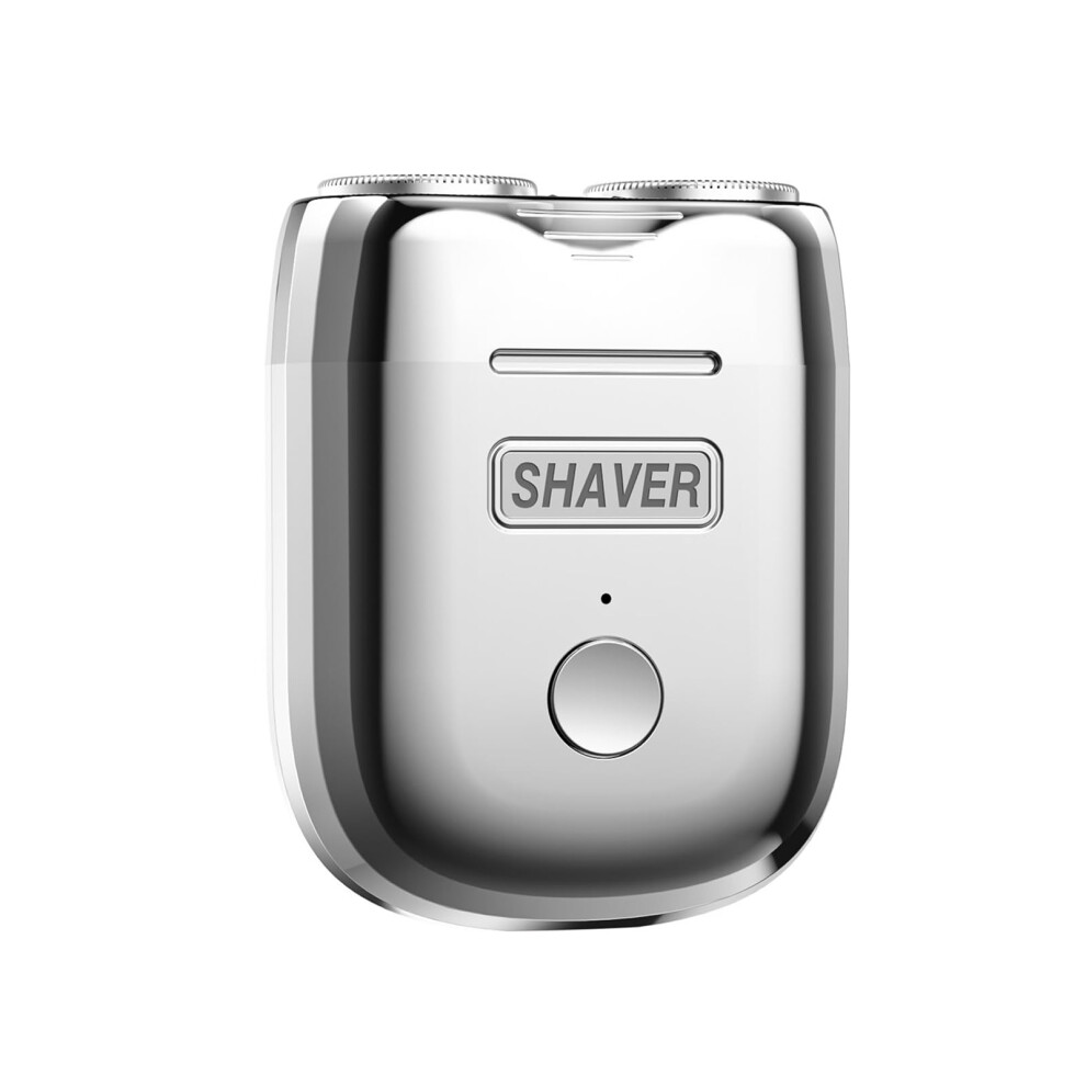 Electric Shaver for Men Dual Head Precision Blades USB Rechargeable Compact Travel Beard Trimmer