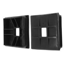 2 Pcs 4in ABS Square Bumper Cap for RV Camper Trailer Sewage Hoses