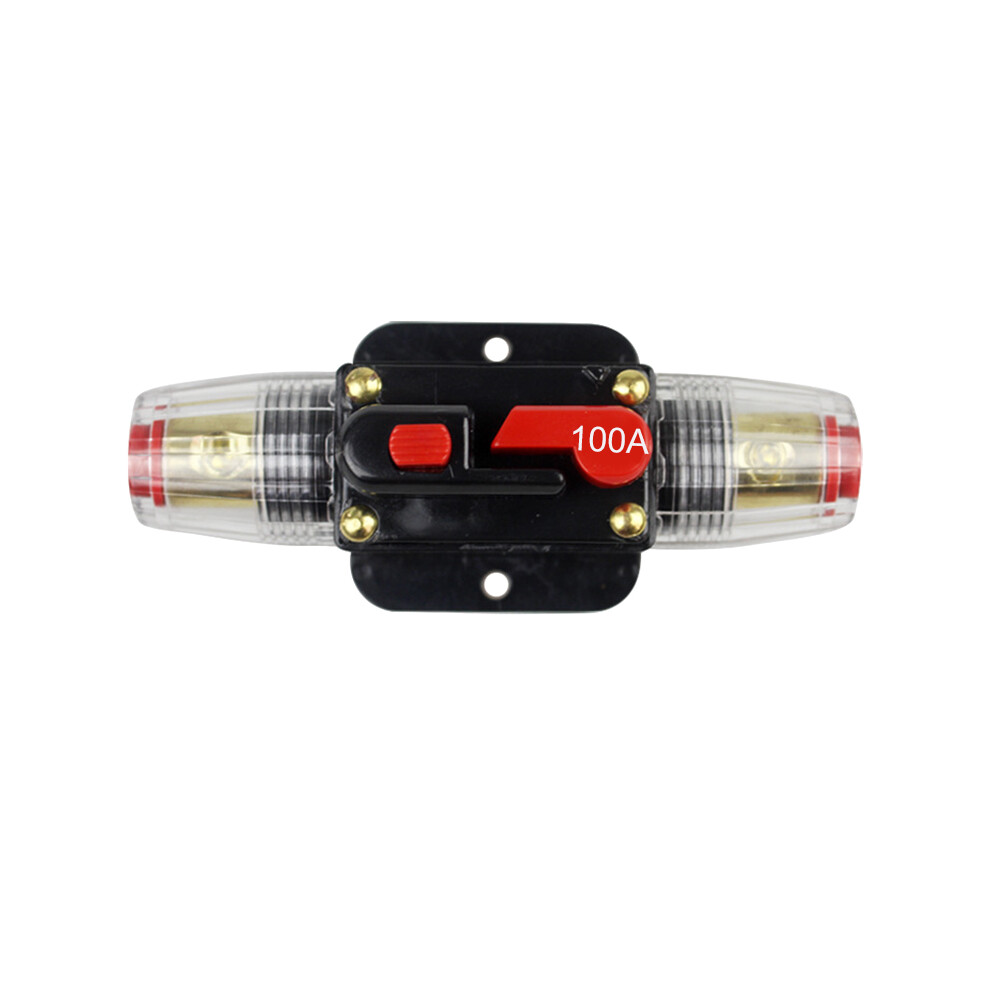 Marine Boat Stereo Inline Circuit Breaker With Overload Protection And Manual Reset Button, Amp Protection For 12V-24V Dc Systems Water Resistant 9437117490560