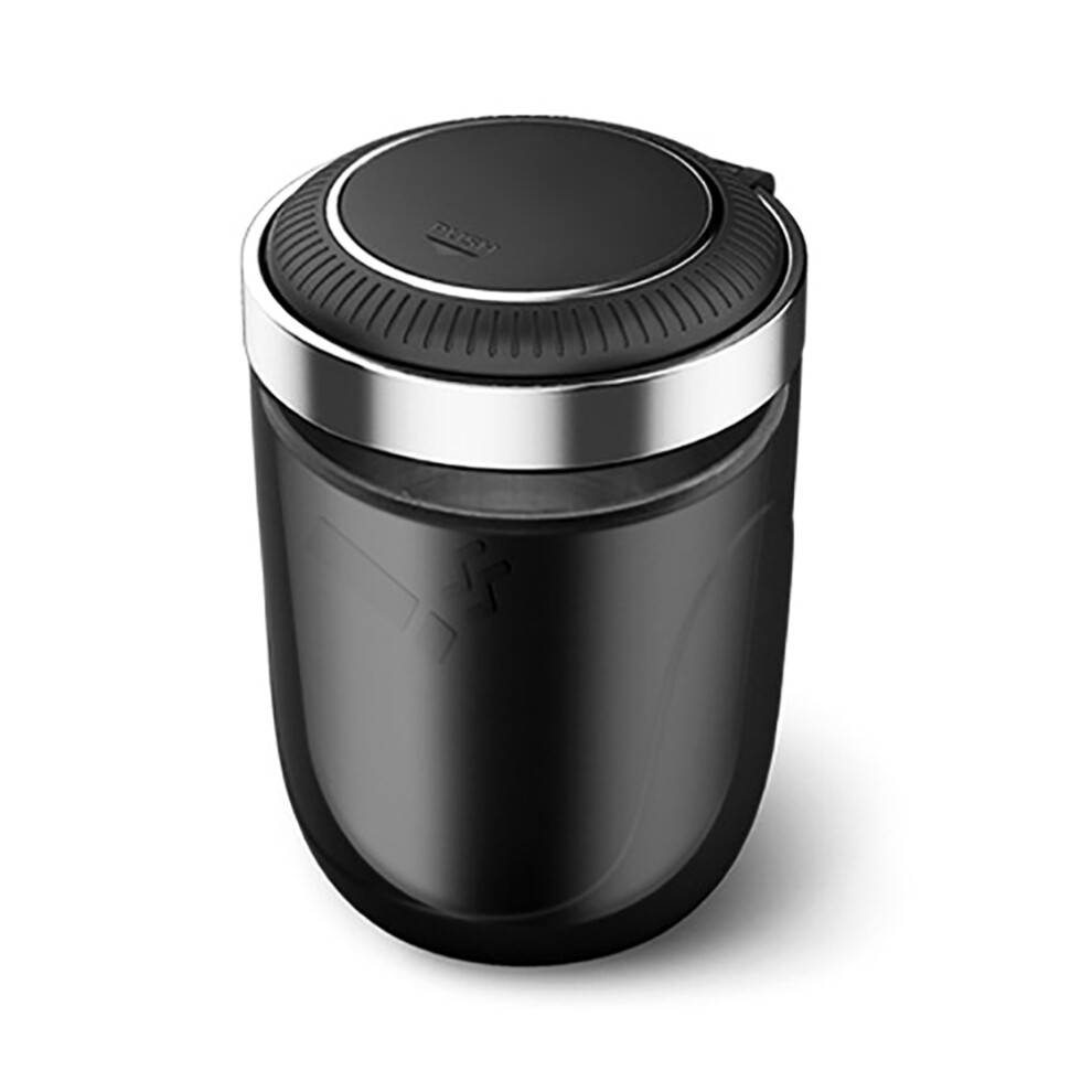 Detachable Stainless Steel Ashtray For Cars, Car Ashtray With Lid Portable Ashtray For Car Smokeless Design Led Smell Proof Windproof For Blue/Light 9437117490997