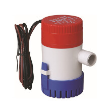 Pompes de cale pour bateaux, pompe à eau de cale non automatique, pompe électrique marine submersible 12 V avec base de filtre à verrouillage