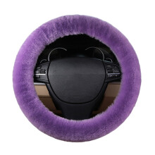 Fluffy Car Steering Wheel Cover, Soft Warm Non-Slip Cute And Trendy Vehicle Interior Upgrade, Anti Slip Rubber Inner Ring Breathable Sweat Absorbent