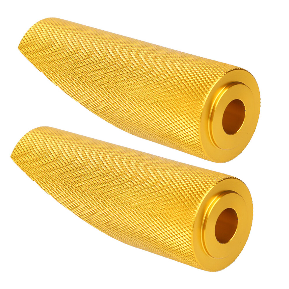 Anti Slip Motorcycle Foot Pegs, Material Alloy Footrests With Tapered Edge, Polishing Plating Aluminum Pedals For Improved Grip Anodized Painting 9437117579449