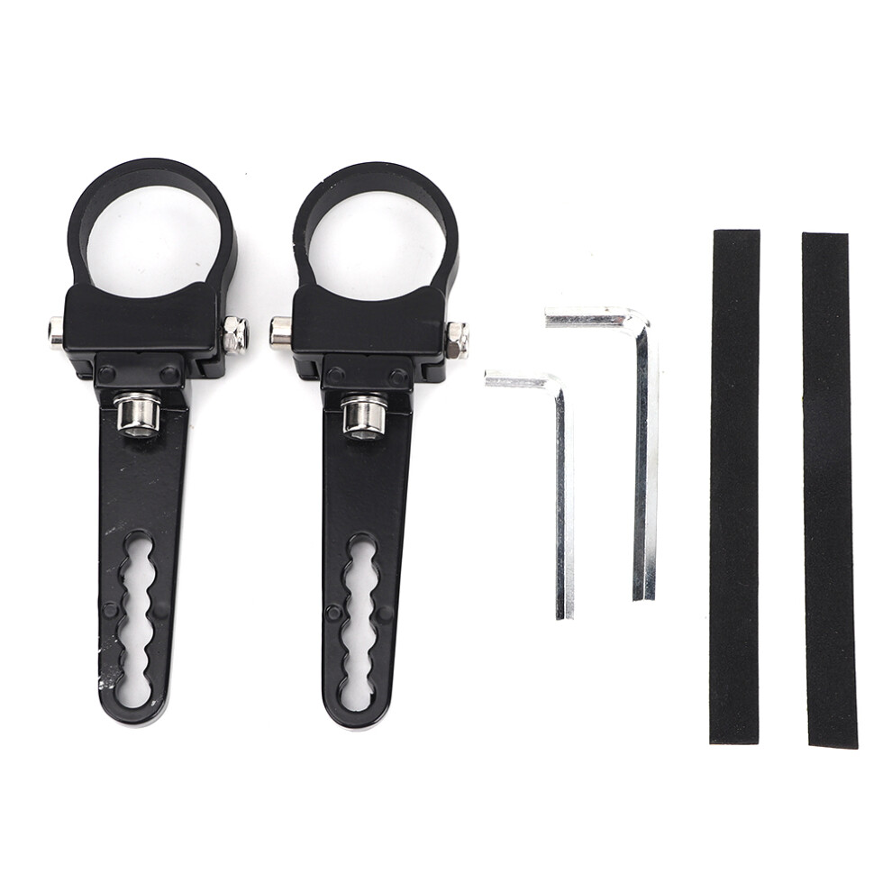Aluminum Bar Tube Clamps With 360 Degree Swivel And Adjustable Height, Universal Mounting Brackets For Off Road Trucks And Suvs Light 9138057846355