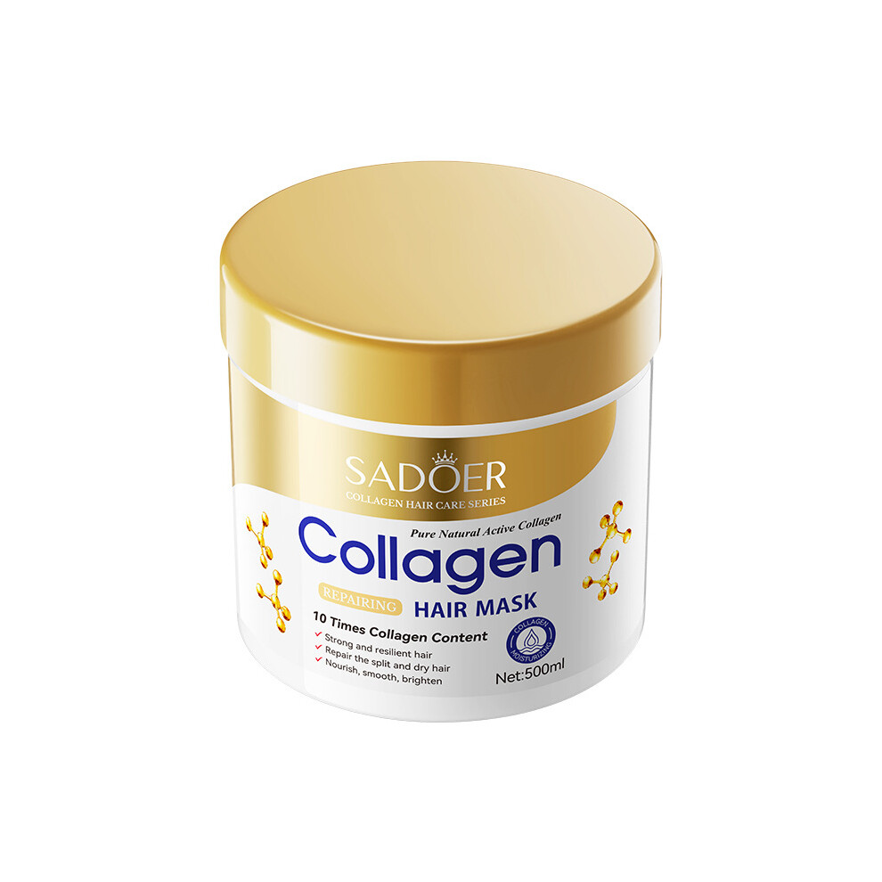 (Hair mask 500ml) Smooth Hair Mask 500ml SADOER Nourishing and Volumizing Conditioner