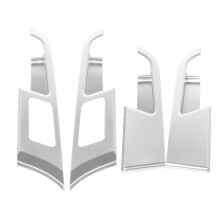 Dekorer bilinteriør Nem at installere Automotive Grade ABS Måtte Blank Forbedring Bildør Vindue Glass Løfteknap Vindue Løfteknap Ramme
