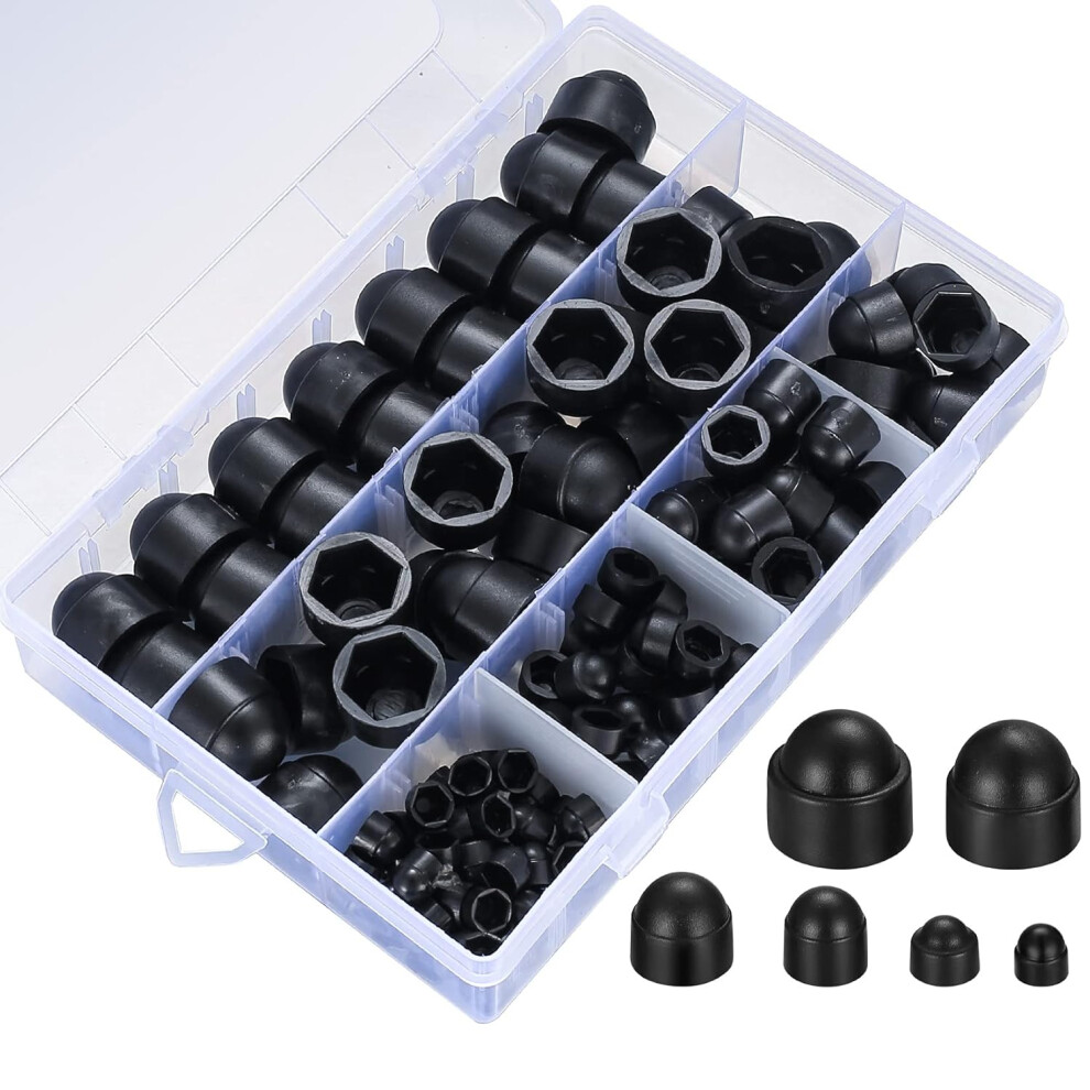 Durable Dome Head Hex Nuts, Nylon Acorn Protection Caps for Multi-purpose Projects, Ensuring High Mechanical Strength and Aesthetic Appeal