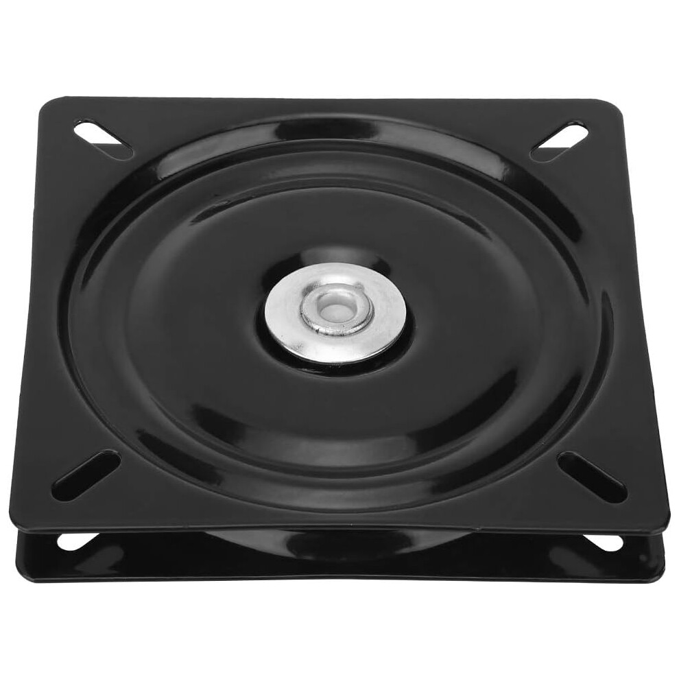 Replacement Hardware For Bar Stools And Chairs, Solid Steel Swivel Plate With Smooth Black Paint Treatment, Easy To Install For Various Applications ( 9148971450118