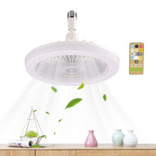 Ceiling Fans with Lights and Remote White Finish Small Size Aromatherapy Fan Lamp For Bedroom And Living Room