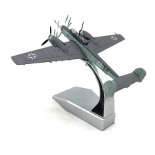 1/100 Scale DieCast Military Model Attack Plane German Bf110 Fighter Jet Model Aircraft for Gifts