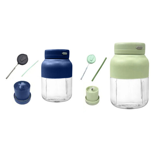 Quiet Transportable Combiner 1300ml Passion Ice Presser-Blue 1