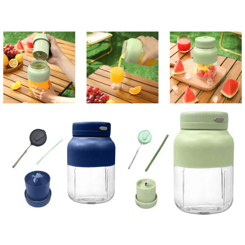 Quiet Transportable Combiner 1300ml Passion Ice Presser-Blue 2