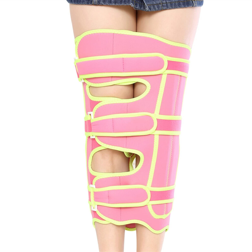 XqmarT Adjustable leg correction belt for bow legs, knee valgus correction (Rosa L)