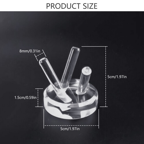 Acrylic Clear Display Stand for Baseballs Softballs Golf-L 2