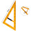 Versatile Math and Tool Set for Teaching Use 60 Triangle 4
