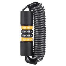 4Digit Combination AntiTheft Cable Lock For Bikes, Luggage, Backpacks Security Steel Cable Portable