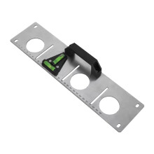 Metal Rulers Stainless Steel Slotted Ruler For Hole Measuring And Wire Drawing Home Use