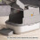 Oversized Untarnished Puss Waste Box With Sloped Entry-Gray 5