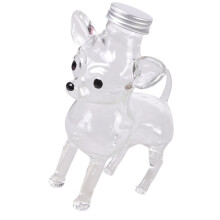 Skurrile Hunde-Keksdose aus Glas,- Chihuahua