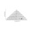 Acrylic specially shaped for triangle sewing line quilt template fabric cutting Ref: 5251 2