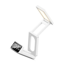 Folding Carryable Alarm Clock With Nightlight Soundless Easy Use