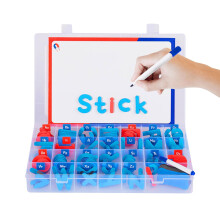 Magnetic Alphabet for Kids: Uppercase and Lowercase Letters, Alphabet Magnets, 104 Pieces