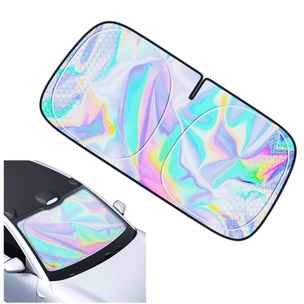 Car Windscreen Sun Shade For Jeep Avenger Ab Petrol Hybrid Insulated Uv Heat Shield Foldable Front Windscreen 9187378706541