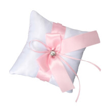 Pink Ring Cushion for Wedding Engagement Party Decoration Holder