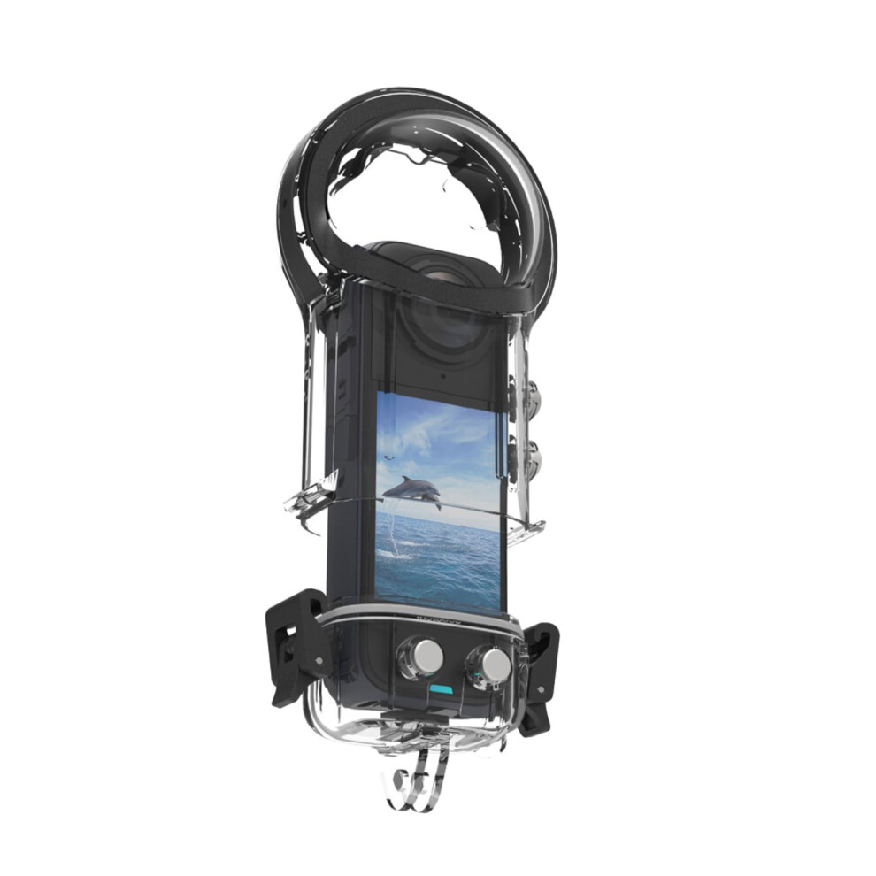 164 Feet Invisible Diving Case For Insta 360 X4, Waterproof Ipx8 Case, Underwater Protection Case, With Bracket Accessories 9412369890146