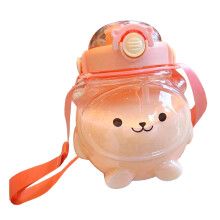 Wasserflasche mit Panda-Motiv, niedliches Bären-Design, BPA-freie, lebensmittelechte Materialien, leichte, tragbare Trinkflasche für Kinder und